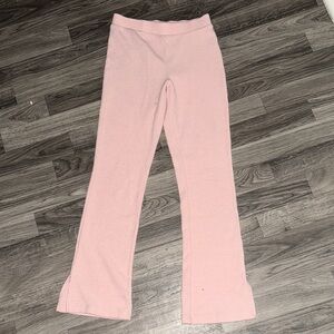 Old Navy Light Pink Ribbed Leggings
